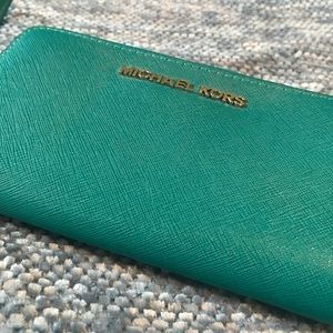 Michael Kors Teal Wallet